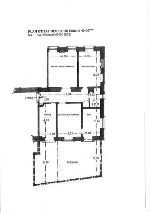 Apartment Superbe De 105 M2, Hyper Centre Avec Terrasse, Parking, A 5 Min De La Nizza